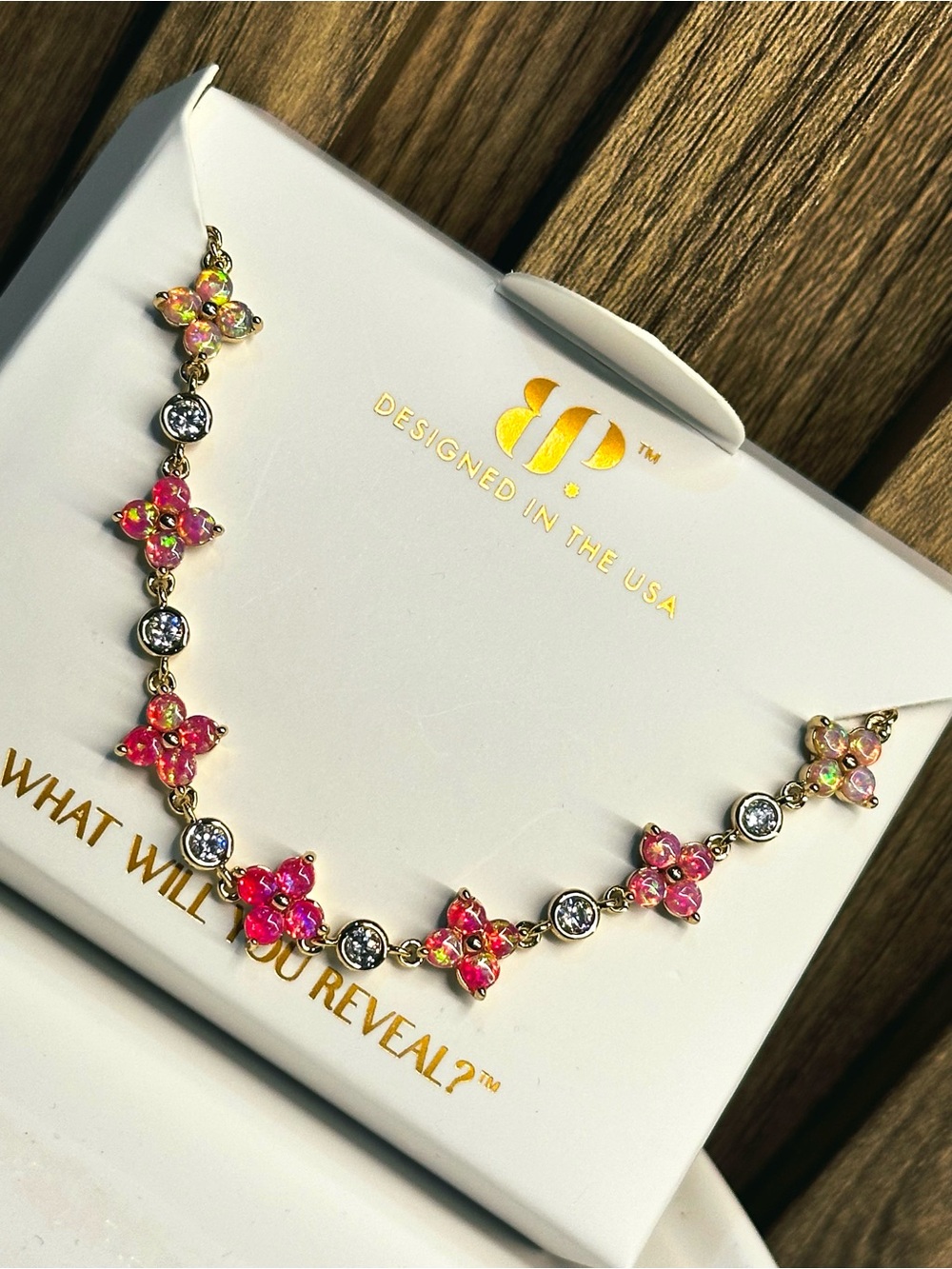 Bomb Party October Birthday 2026 Necklace, “Fearlessly Her”